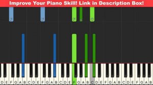 Love Me Like You Do Ellie Goulding Piano Tutorial Synthesia (Chords)