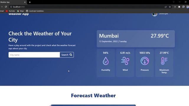 Weather App | Web Development Project | Node Js & Express JS #nodejs #expressjs #webdeveloper