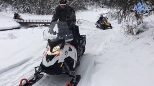 Катание на снегоходе Skandic 600 ACE для 1-2 человек (1 час) #АХАА