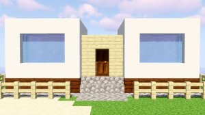 СТАРТОВЫЙ ХАЙ-ТЕК ДОМ В МАЙНКРАФТ ДЛЯ 2 ИГРОКОВ!