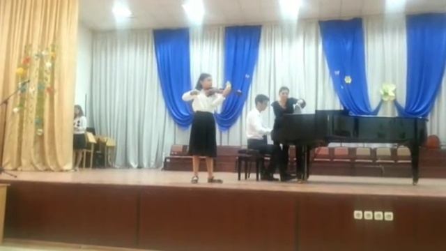 Балакирев - Экспромт скрипка - Бахтеева Коралина, концертмейстер - Абдулло Саидхонов смотреть онлайн