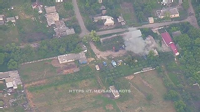 Уничтожение склада БК ВСУ на Марьинском направлении/Destruction of the AFU warehouse in Maryinka