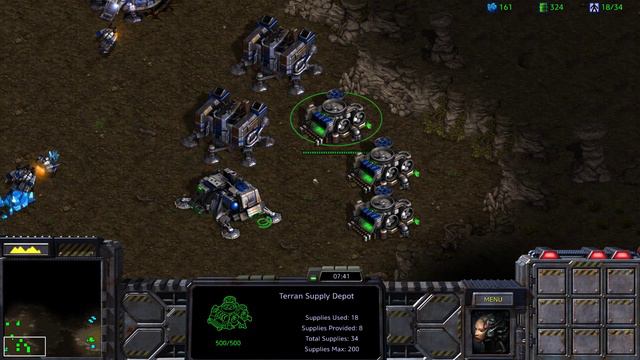 Starcraft: Remastered Terran Campaign Mission 2: Backwater Station смотреть онлайн