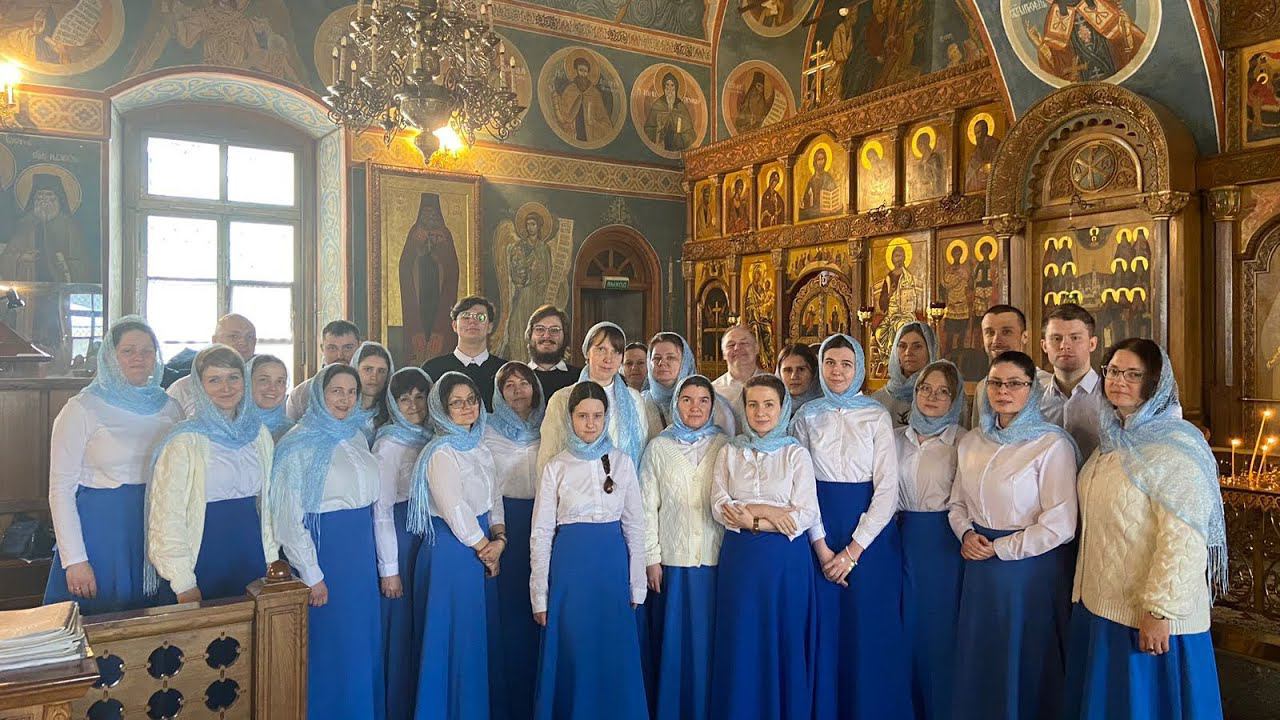 Оптина Пустынь! Херувимская Песнь, муз. диак. Сергия (Трубачëва)
