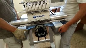 Velles VE 25C-TS установка машины на стол