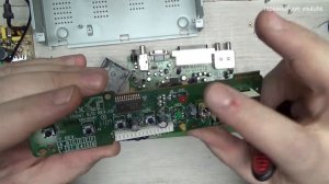 Разборка ресивера HUMAX