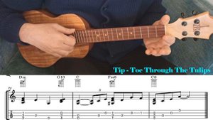 Tip-Toe Through The Tulips - easy fingerstyle ukulele tutorial