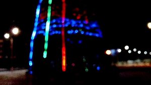 Елка в городе Аксу Казахстан