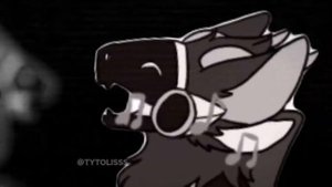 Польский протоген вертится на стуле #furry #фурри #protogen #протоген