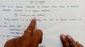 lists in python | data types in python | SRT Telugu Lectures | python tutorials