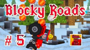 Blocky Roads ПРОХОЖДЕНИЕ ИГРЫ!ИГРА КАК МАЙНКРАФТ! ПИКСЕЛЬНЫЕ МАШИНЫ!  # 5