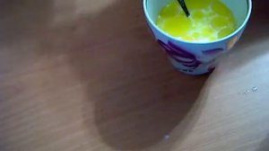 Приготовление казеинового коктейля. Казеин и льняное масло. Дата: 22 ноября 2013 г., 22:31.