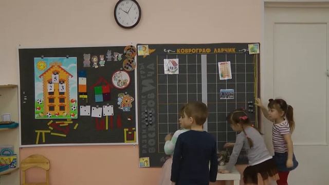 открытое занятие в средней группе