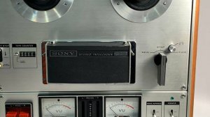 Катушечный магнитофон Sony TC-630 Deck Solid State Audio с 3 скоростями-Япония-1968-год