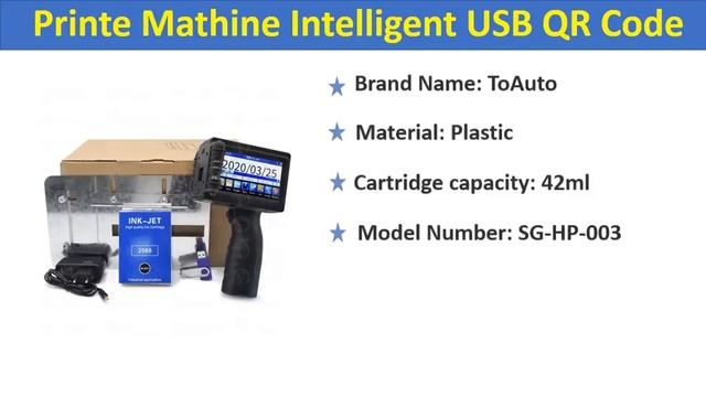 Top 5 Best Intelligent Handheld Printer In 2020 | Best Intelligent USB QR Code Inkjet Label