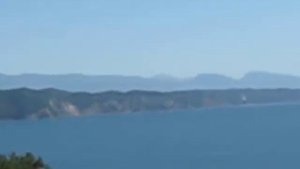 Вид на море с пансиона Апсны