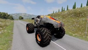 Monster Jam INSANE Racing, Freestyle and High Speed Jumps #35 | BeamNG Drive | Grave Digger