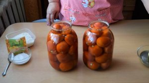 ПОМИДОРЫ С ЧЕСНОКОМ, ОЧЕНЬ ВКУСНО!!! ЗАГОТОВКИ НА ЗИМУ