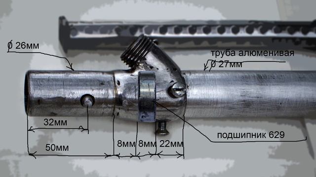 лодочный мотор-весло с самодельной турбиной часть2