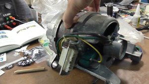 подключение двигателя от стиральной машины к регулятору оборотов с реверсом.