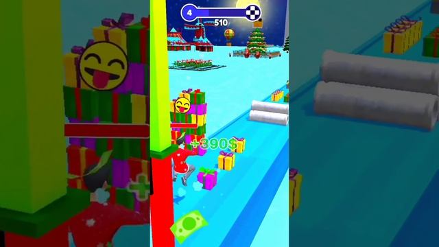 Noel Run 3D Games All Levels Android,ios Gameplay New Update Max level  #shorts