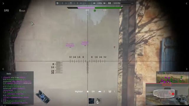 War Thunder - Sherman Firefly Realistic battle rampage смотреть онлайн