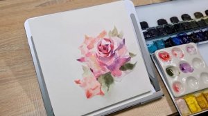 Romantic Watercolor Roses