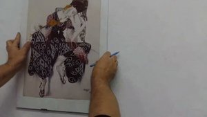 Как повесить постер на стену при помощи хромированных крепежей