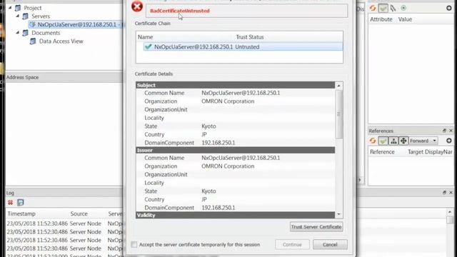 SysmacOPCUA смотреть онлайн
