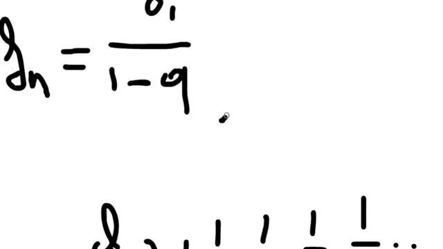 Геометрическая прогрессия смотреть онлайн