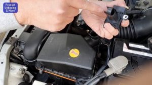 Air Filter Replacement and MAF Sensor Cleaning using Contact Cleaner on Mazda Familia