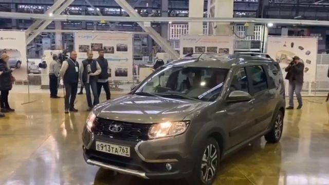 Россия электромобиль Lada Largus серийное производство начало 2024 года... смотреть онлайн