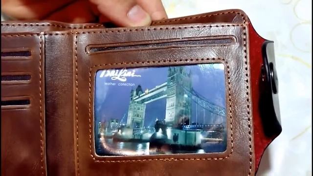 Мужской кошелек из натуральной кожи Bailini Cowboy