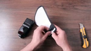 Отражатель, диффузор на вспышку, для фотографа
