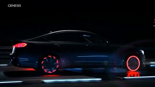 Hyundai Genesis  Наглядная демонстрация работы системы HTRAC