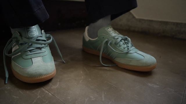 adidas｜アディダス｜SAMBA OG (SILVER GREEN) ｜ Unboxing & Review | IE7011 смотреть онлайн