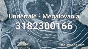 Undertale - Megalovania Roblox ID - Roblox Music Code