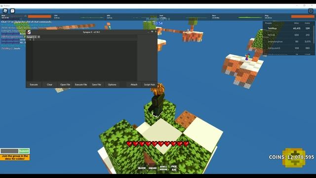 Roblox Skywars GUI FREE Shield Script, Mine aura ETC Open Source смотреть онлайн