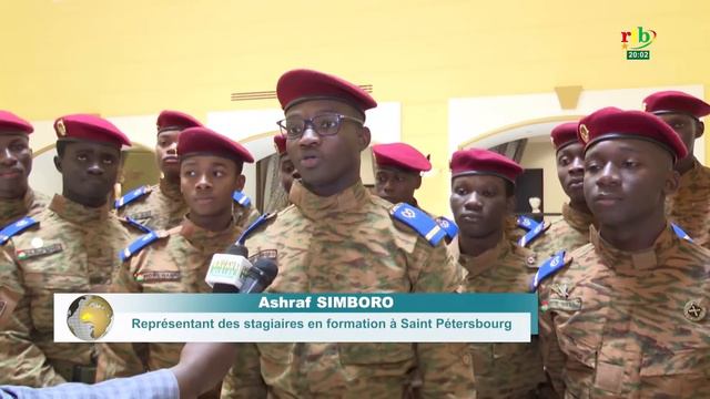 Le Capitaine Ibrahim TRAORE échange avec les élèves officiers en formation en Russie смотреть онлайн