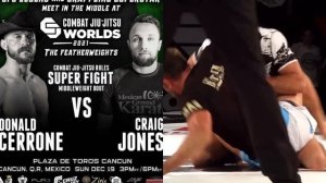 CJJW: Cowboy Cerrone Vs Craig Jones Combat Jiu Jitsu Worlds