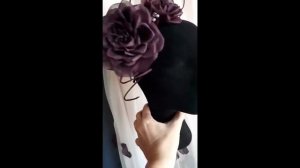 Цветы из ткани для украшения платья