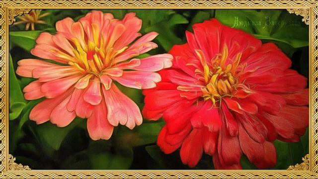 Картины, созданные из фото цветов. смотреть онлайн