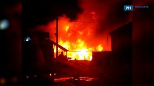 В городе Шацк Рязанской области произошел пожар