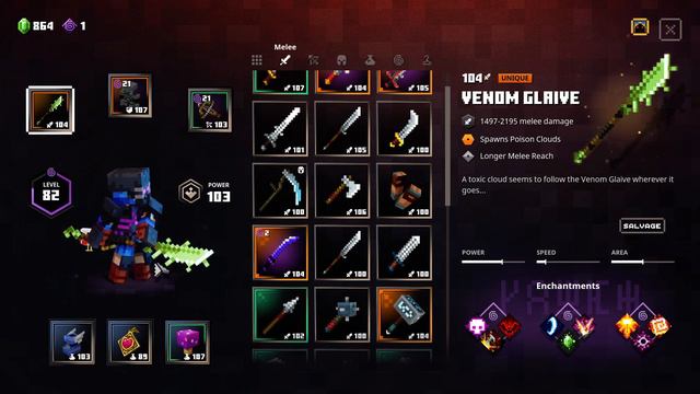 How to get Venom Glaive Minecraft Dungeons Unique Glaive смотреть онлайн