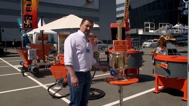 ВЫСТАВКА СТТ - 2015 | Стенд компании "ТЗСО" и подарок к бетонному заводу смотреть онлайн