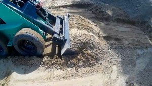 Реальная работа. Песок. Мини погрузчик минитрактор MultiTractor MT-420