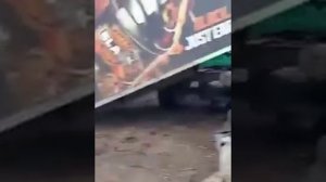 Как снять будку с газона.