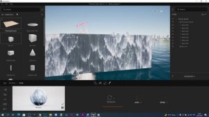 ЛАЙФХАК/ Создаем водопад в Twinmotion 2021.1.3. Начало обзора инструмента декаль и ее использование