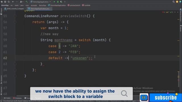 PART 5: What's new in JAVA 12? ( New SWITCH expression ) شنوا الجديد في جافا ١٢ смотреть онлайн
