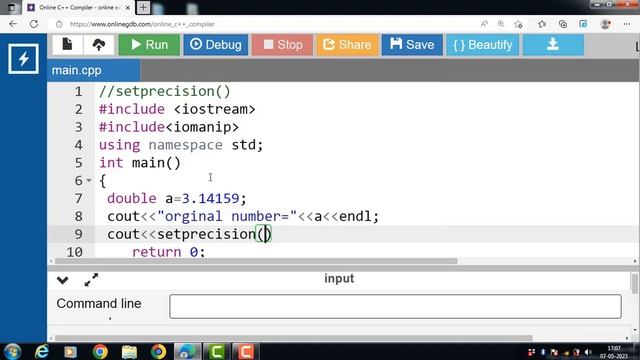 setprecision() function in C++ | C++ Tutorials for Beginners смотреть онлайн
